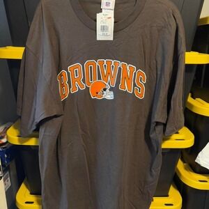 NWT Vintage 90s Cleveland Browns cotton T-shirt size XL